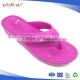 Custom Promotion Printed Flip Flop Cheap Flat Heel Eva Flip Flop for Womens Hotel Shoes thumbnail-1