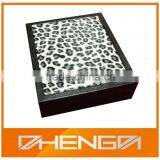 Custom Make Matte Wooden Tea Chest Box With Compartments thumbnail-2