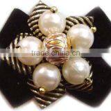 Goody Ribbon Bow With Big Beads for Shoe Accessories thumbnail-3