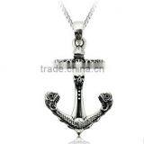 SCI214 silver anchor pendant for man