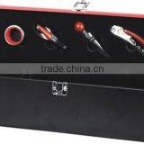 PU Wine Box Set ,leather Wine Set thumbnail-1