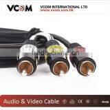 2015 Top Selling RCA Cable 1.8m 3RCA Jacks to 3RCA Jacks thumbnail-6