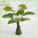 artificial taro plant tree plastic trunk