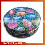 Round Cookie Tin Box
