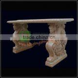 Stone Table for Indoor Dinning Table With Statue Carving Legs