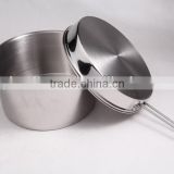 stainless steel indian pot / pan set