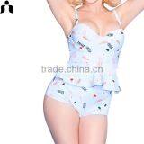 2017 XXX Hot Sex High Waist Beautiful Girl Swimwear thumbnail-3