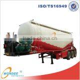 Tri-axle 52T V Shape Bulk Cement Tank Trailer, Bulk Cement Powder Tanker Trailer For Sale thumbnail-2