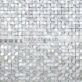 Shiny Silver Mosaic Ceramic Tiles