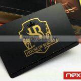 Black Metal Business Card With Custom Design thumbnail-4