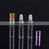 Wholesale 10ml Empty Clear Roll on Glass Bottle for Cosmetic Perfume Packaging thumbnail-4