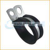 China Manufacture Best Quality Iron Zinc Coated Rubber Hose Clamp thumbnail-6