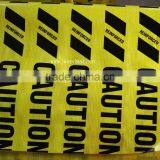 Black Printed Yellow or Red Woven Fabric Warning Caution Tape thumbnail-2