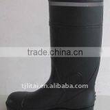 Steel Toe Pvc Safety Boots With Reflective Band thumbnail-6