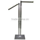 Metal Display Standing 2 Way Clothing Rack thumbnail-2