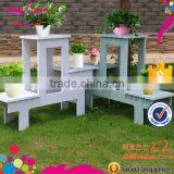 Wpc Wood Plastic Composite Flower Pot Stand thumbnail-2