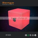 Portable Creative IP65 Rechargeable Music Stage Sound Concert Party Bar Club Garden Home LED Plastic Cube Chair Speaker thumbnail-2