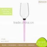 Unique Shaped Pink Color Drinking Glass thumbnail-4