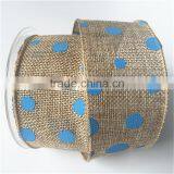 Cheap Wholesale 100 Linen Fabric for Gift Ribbon thumbnail-5