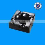 Personalized Square Indoor Portable Cigar Pocket Black Square Ashtray thumbnail-1