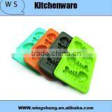 Fish Muffin Case Silicone Ice Mould Mold Baking Pan Tray Ice Freeze Party Drink Mould Jelly Mold Cube Maker thumbnail-1
