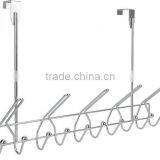 Kitchen Bathroom Chrome Over The Door Storage Hooks thumbnail-2