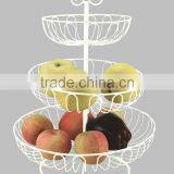 Foldable Iron /stainless Steel/powder Coated 3 -tiers Cupcake Stand-wirefruit Basket thumbnail-4
