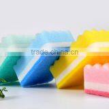 Three Layer Wave Shaped Cleaning Sponge /Sponge Scourer thumbnail-1