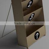 Wholesale 4 Layer Office Newspaper Book Holder Metal Magazine Rack thumbnail-2