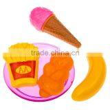 Wholesale Funny Plastic Mini Food Toy & Dishes Set Pots, Pans, Plates, Eggs, Dessert, Meat, Pantry, Cookware, Utensils, Tray thumbnail-6