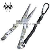 QJ-FP002 7inch Camouflage Aluminum Handle Tungsten Blade Fishing Pliers thumbnail-1