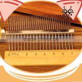 2017 Newest Style Double Wooden Handle Steel Comb thumbnail-2