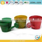 10 Inch Outdoor Plants for Pots Metal Flower Planters thumbnail-6