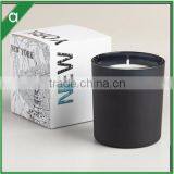 Apple Aroma Luxury Classic Black Soy Wax Scented Candle in Glass Jar thumbnail-4