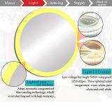 Круглый освещаемый светодиодными лампами зеркало для ванной комнаты, зеркальное светодиодное освещение с противообледенителем зеркала thumbnail-2