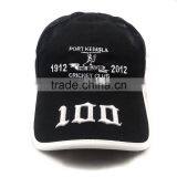 The Six Page Black Stitching Cap Custom All Kinds of Embroidery Three-dimensional Embroidery Logo thumbnail-1