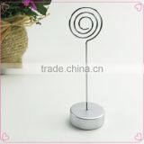 Competitive Silver Color Round Resin Base Circle Shape Metal Memo Clips