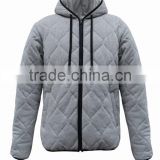 New style quilted men hoodies custom