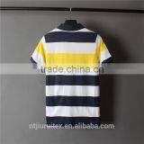 T Shirt Cotton Yarn Dyed Shirt , Polo Shirts Customized Logo ,Short Sleeve Yarn Dye Polo Shirt thumbnail-3