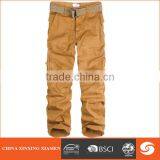 Hot Sale Pure Cotton Men's Cargo Pants With Many Pockets