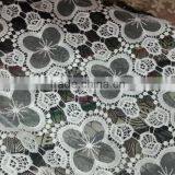 Stripe Fabric Dress Embroidery Swiss Voile Lace thumbnail-1