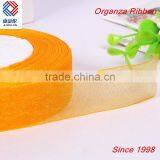 Solid Color High Quality Organza Ribbon thumbnail-1