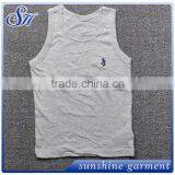 Wholesale White Kids Cotton t Shirt Kids Girls Vest thumbnail-2