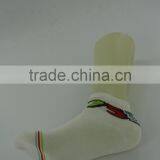 Summer Season White Sneaker Thin Mercerized Cotton Socks Women thumbnail-5