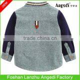 European Kids Shirts Cotton Baby Boys Bow Tie Shirts With Babies Fancy Designing Hot Sale Elegant Children Clothing thumbnail-2