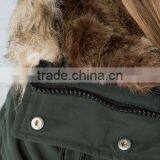 New Style Winter Wholesale Lady Coat With Big Fur Collar on h thumbnail-5