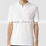 MGOO Custom Embroidery 100% Cotton Pique Polo Shirts Short Sleeves Mens Polo Chest Logo Company Shirts thumbnail-2