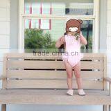Hot Sale Boutique Baby Clothes Kid Clothing Pink Cotton Romper Design thumbnail-5