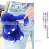 Lovely Rabbit Fur Rabbit Keychain Charm Pendant Keychains Fashion Jewelry Toy Doll Hanging Pendant Accessories Gift thumbnail-4