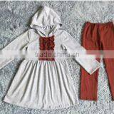 2015 Baby Unisex Children Winter Pajamas Outfit Christmas Tree Pink Polka Dot Baby Pajamas Wholesale Christmas Outfits thumbnail-3